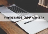 购物网站建设流程（购物网站怎么建立）