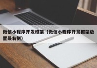 微信小程序开发框架（微信小程序开发框架放置最右侧）