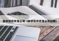 南京软件开发公司（南京软件开发公司招聘）