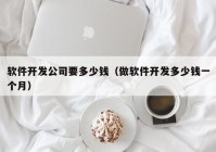 软件开发公司要多少钱（做软件开发多少钱一个月）