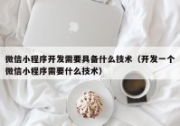 微信小程序开发需要具备什么技术（开发一个微信小程序需要什么技术）